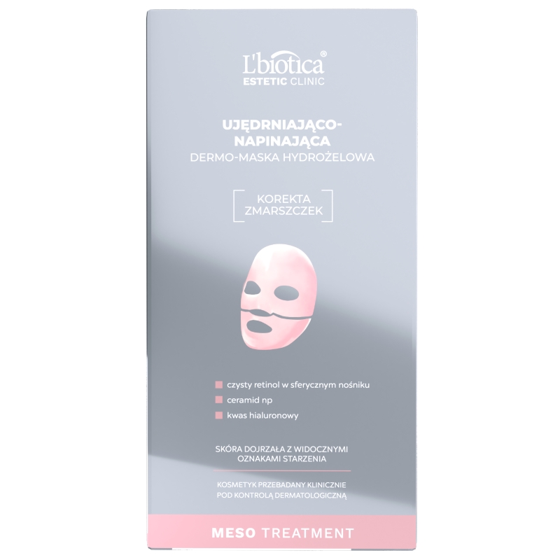 L'biotica, dermo-maska hydrożelowa ujędrniająco-napinająca, 1 szt.