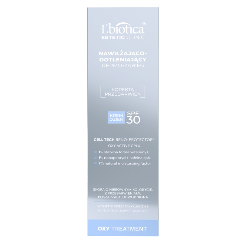L'biotica Estetic Clinic, krem nawilżająco-dotleniający na dzień, SPF 30, 35 ml