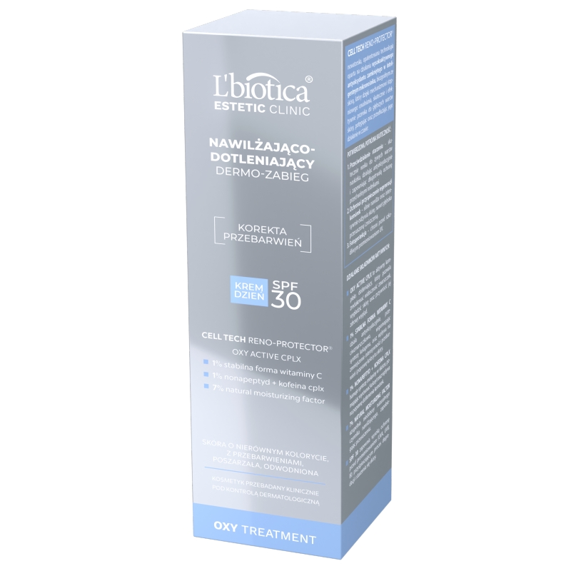 L'biotica Estetic Clinic, krem nawilżająco-dotleniający na dzień, SPF 30, 35 ml