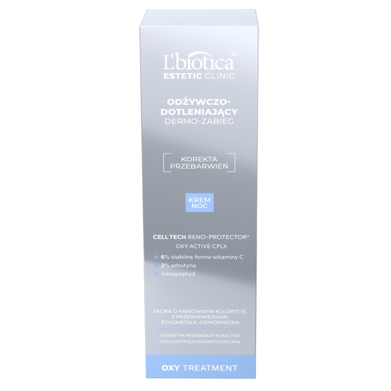 L'biotica Dermo-zabieg, krem odżywczo-dotleniający na noc, 35 ml