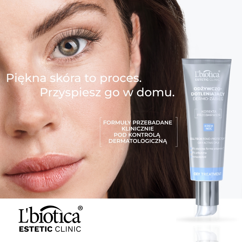 L'biotica Dermo-zabieg, krem odżywczo-dotleniający na noc, 35 ml