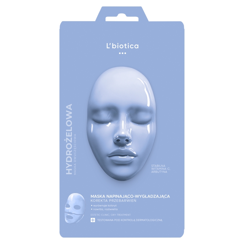 L'biotica dermo-maska hydrożelowa napinająco-wygładzająca, 1 szt.