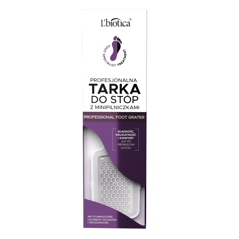 L'biotica, tarka do stóp z minipilniczkiem