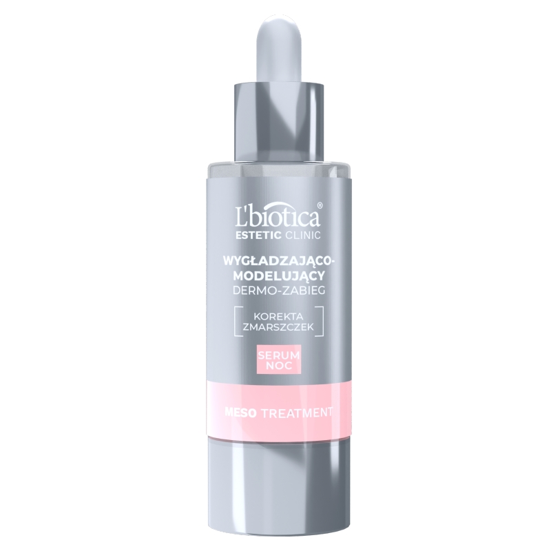 L'biotica Dermo-zabieg, serum wygładzająco-modelujące na noc, 30 ml