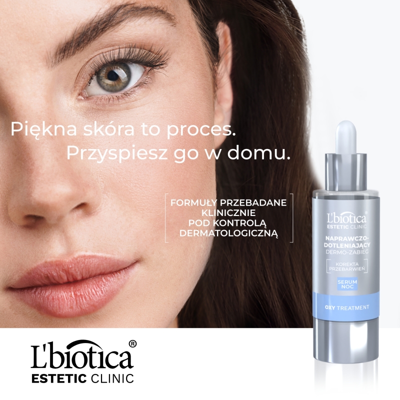 L'biotica Dermo-zabieg, serum naprawczo-dotleniające na noc, 30 ml