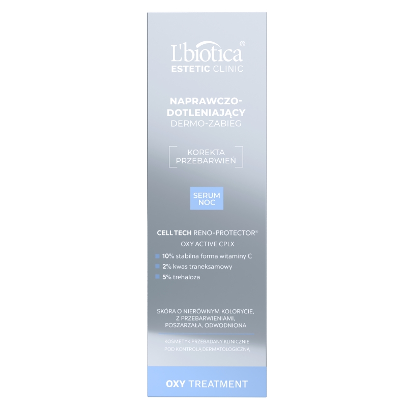 L'biotica Dermo-zabieg, serum naprawczo-dotleniające na noc, 30 ml