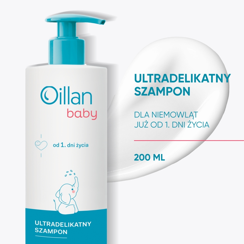 Oillan baby, szampon ultradelikatny, 200 ml