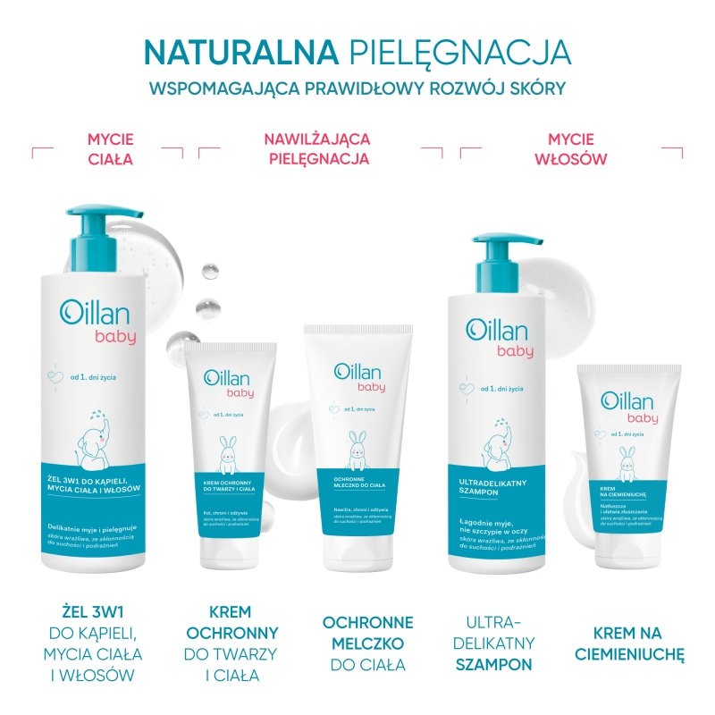 Oillan baby, szampon ultradelikatny, 200 ml