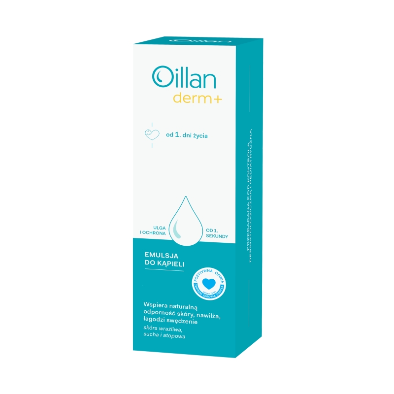Oillan derm +, emulsja do kąpieli, 200 ml