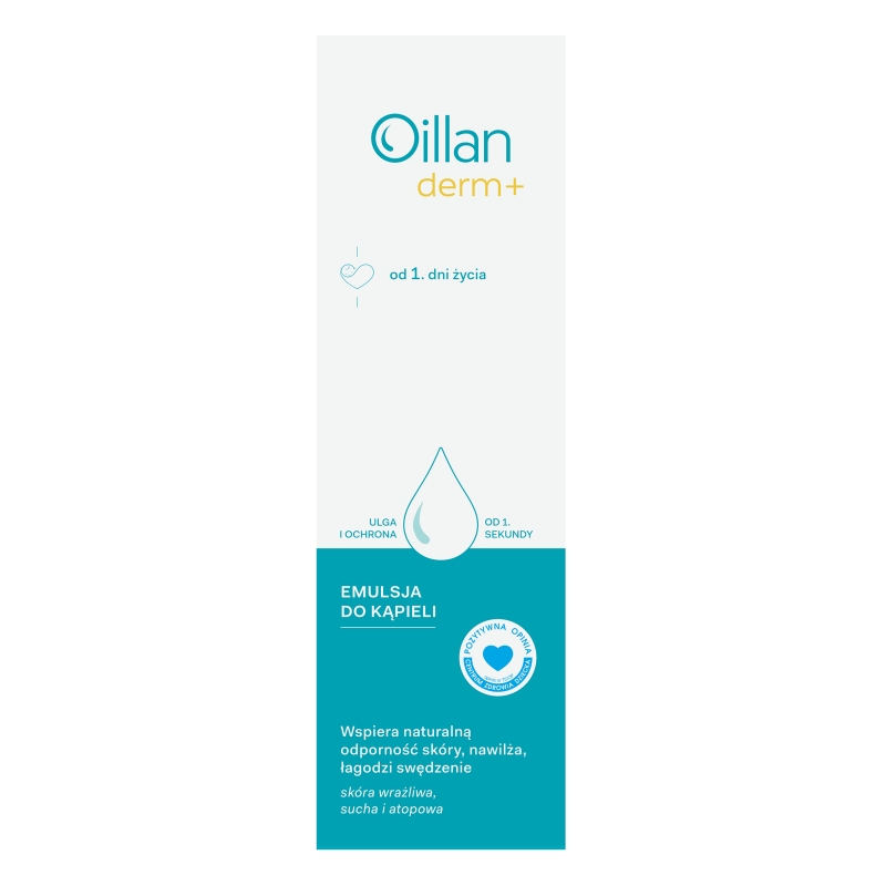 Oillan derm + emulsja do kąpieli, 400 ml
