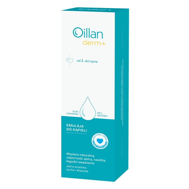 Oillan derm +, emulsja do kąpieli, 400 ml