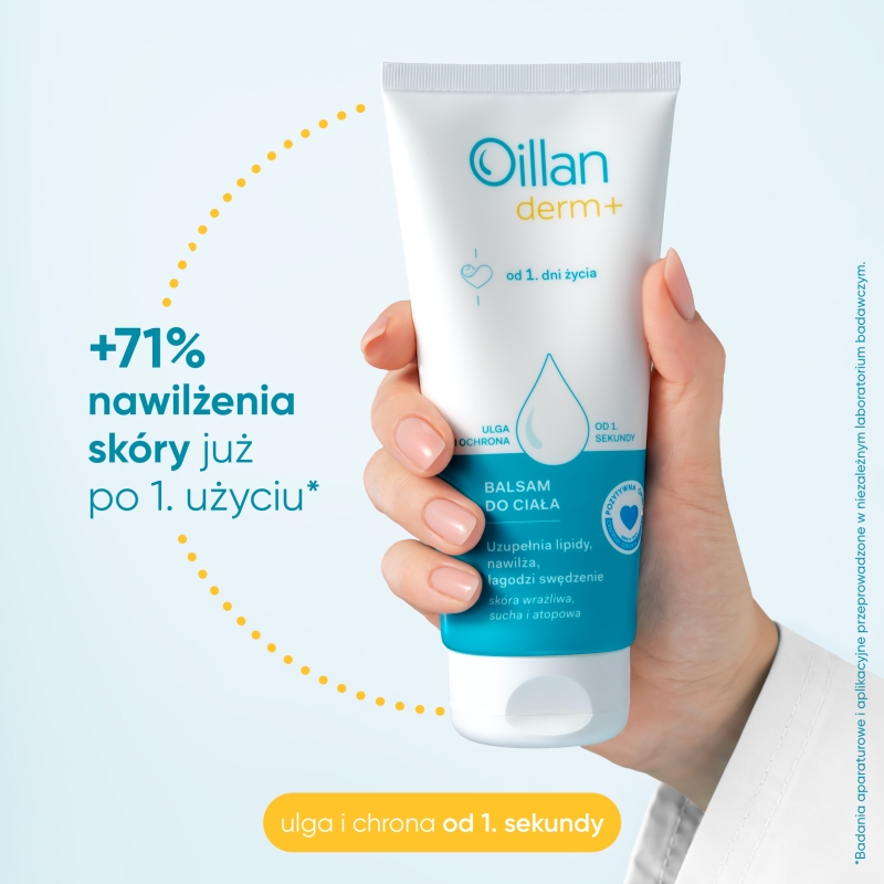 Oillan derm +, balsam do ciała, 200 ml