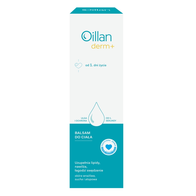Oillan derm +, balsam do ciała, 400 ml