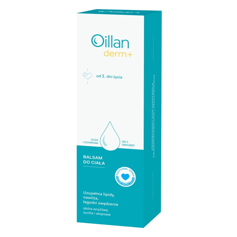 Oillan derm +, balsam do ciała, 400 ml