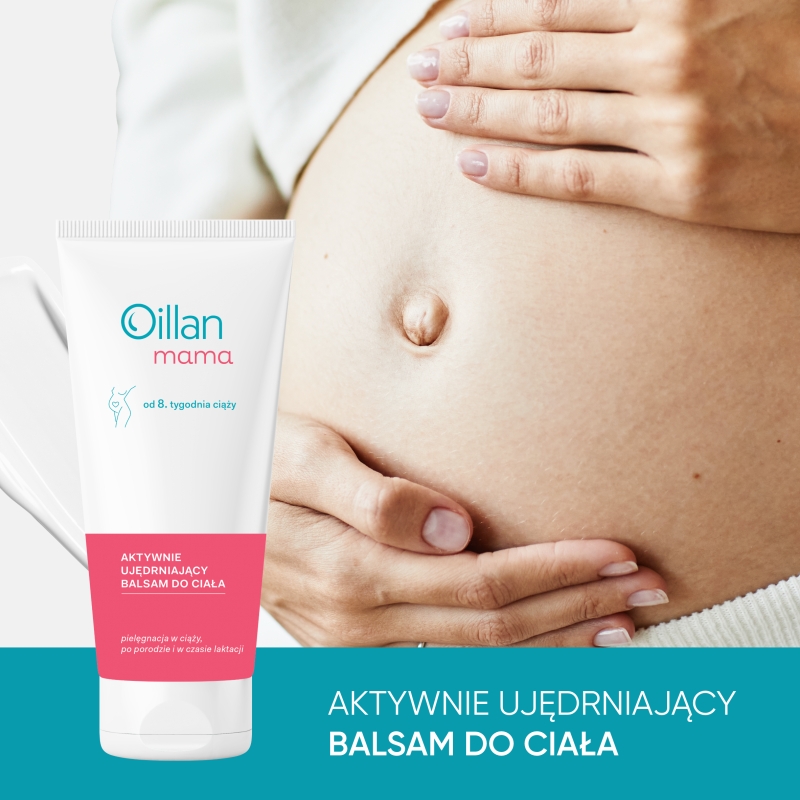 Oillan mama, balsam aktywny, ujędrniający do ciała, 200 ml