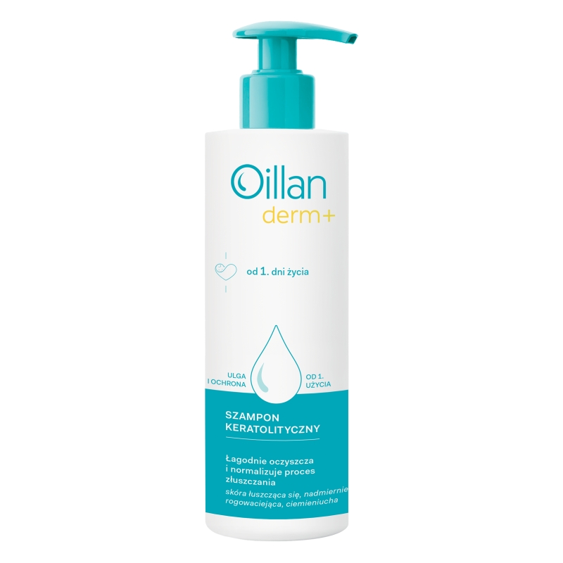 Oillan derm +, szampon keratolityczny, 180 ml
