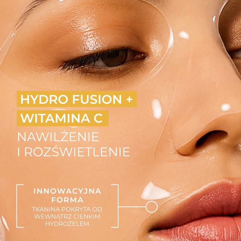L'Biotica Phf + Witamina C, hydrożelowa maska, 1 szt.