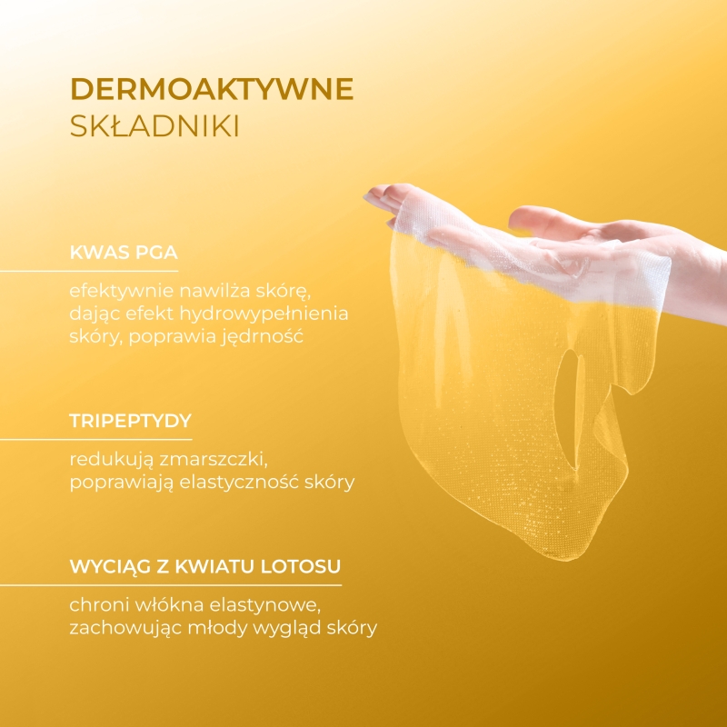 L'Biotica Phf + Witamina C, hydrożelowa maska, 1 szt.