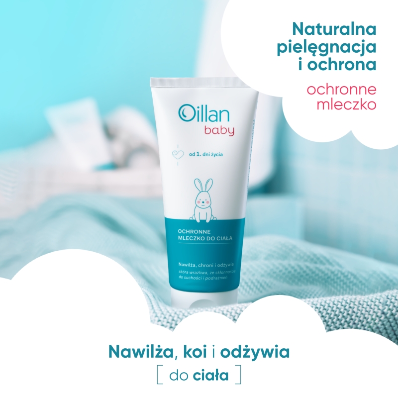 Oillan baby, mleczko ochronne do ciała, 200 ml