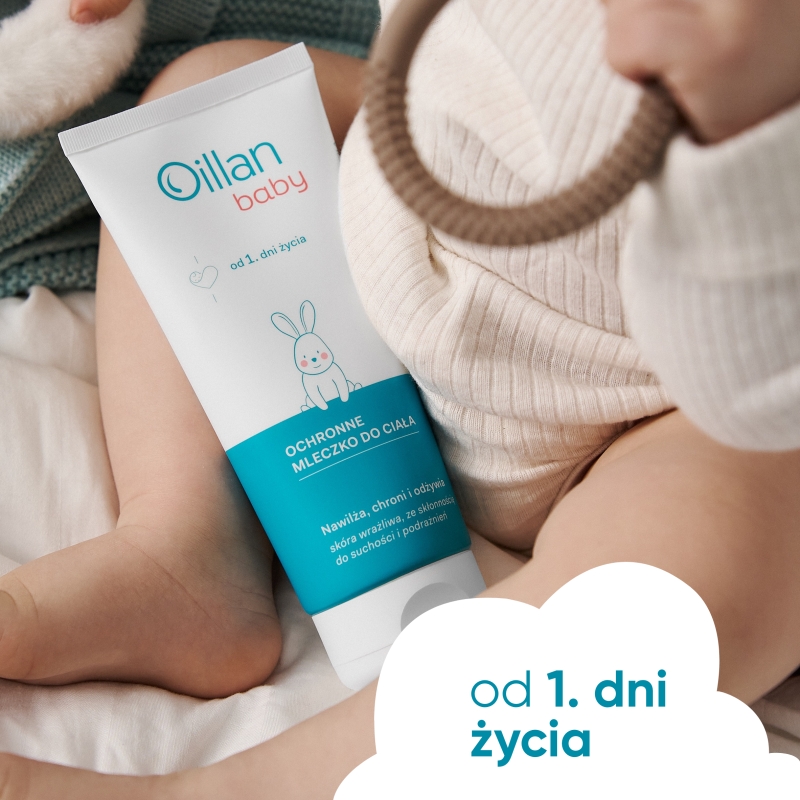 Oillan baby, mleczko ochronne do ciała, 200 ml