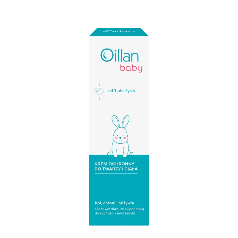 Oillan baby, krem ochronny do twarzy i ciała, 75 ml