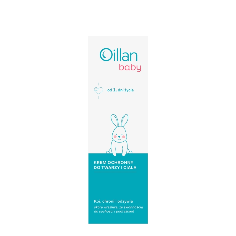 Oillan baby krem ochronny do twarzy i ciała, 75 ml