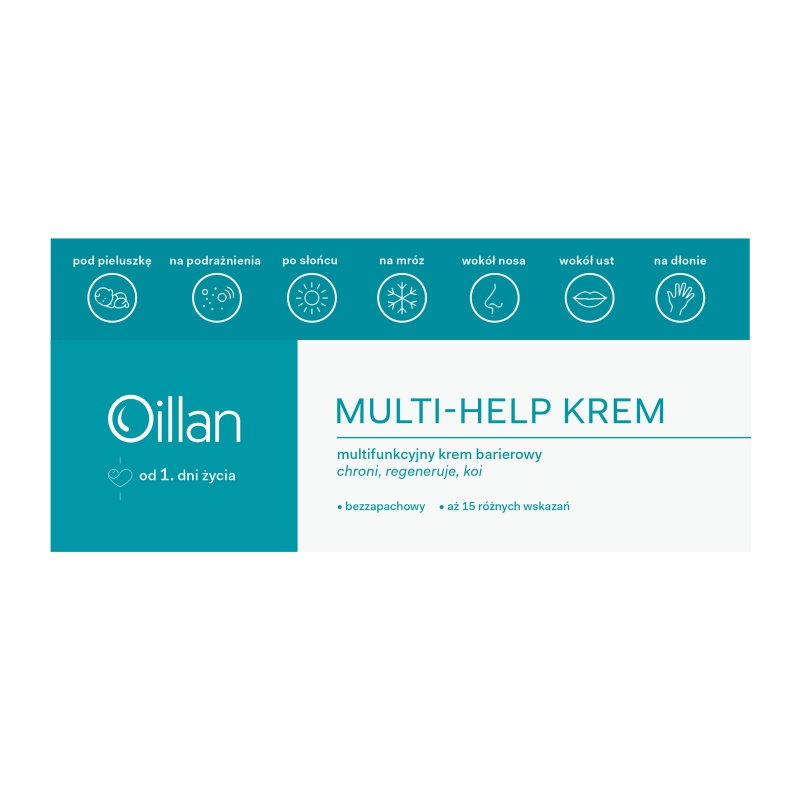 Oillan Multi-Help, krem barierowy, multifunkcyjny, 50 ml