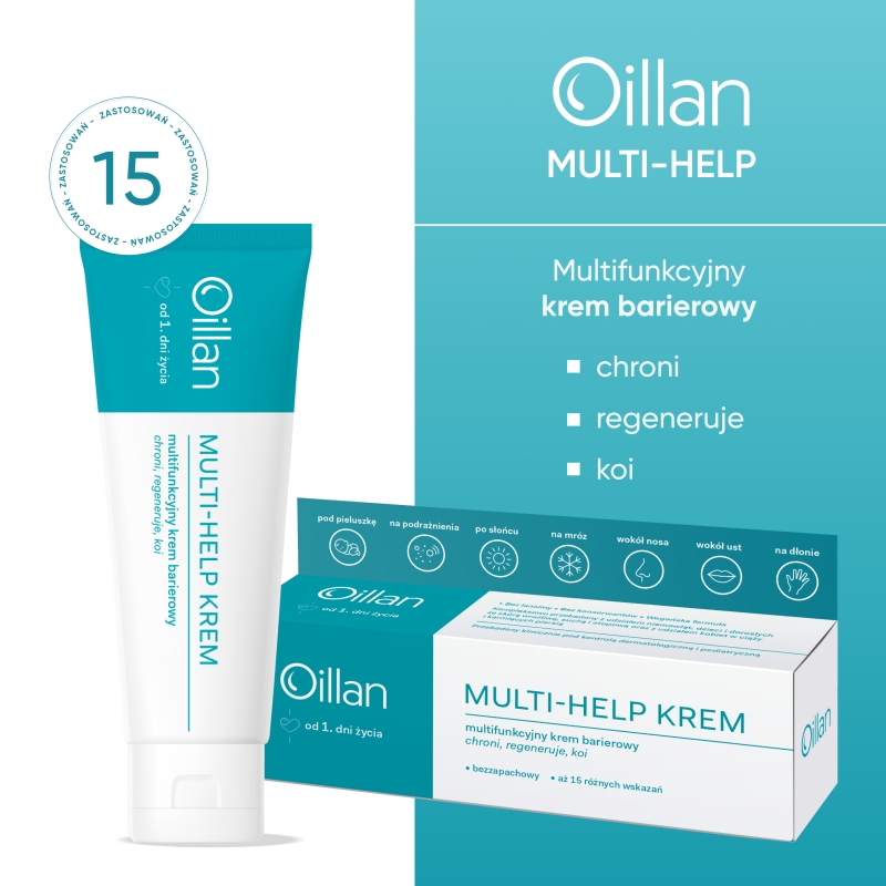 Oillan Multi-Help, krem barierowy, multifunkcyjny, 50 ml