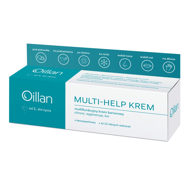 Oillan Multi-Help, krem barierowy, multifunkcyjny, 50 ml