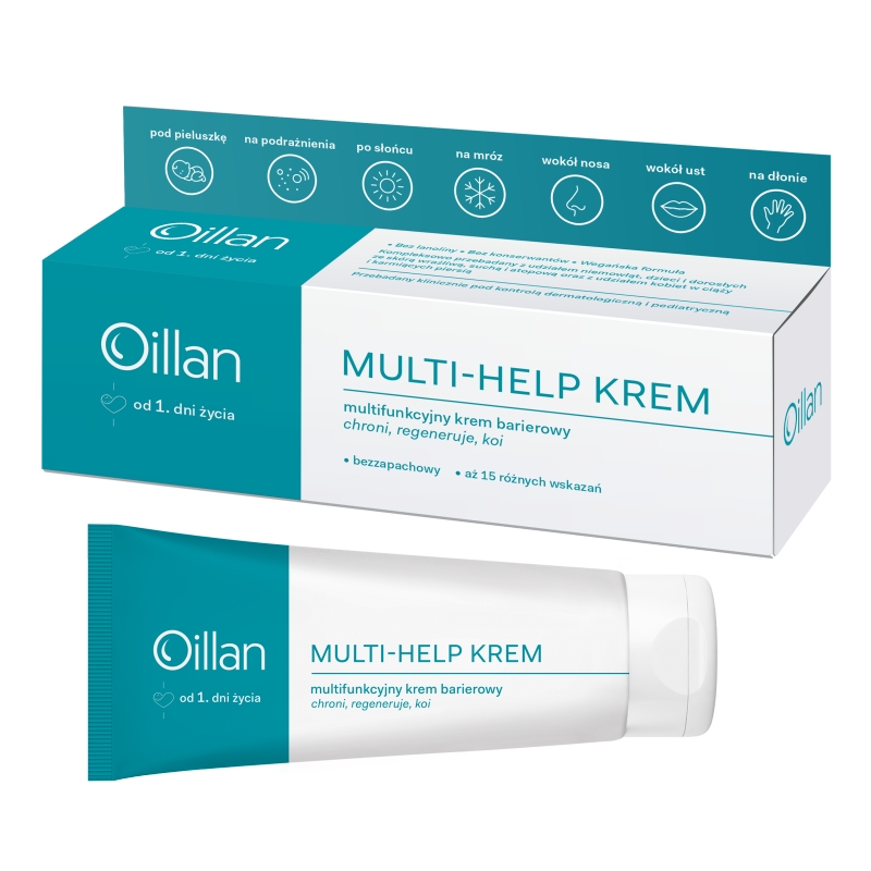 Oillan Multi-Help, krem barierowy, multifunkcyjny, 50 ml