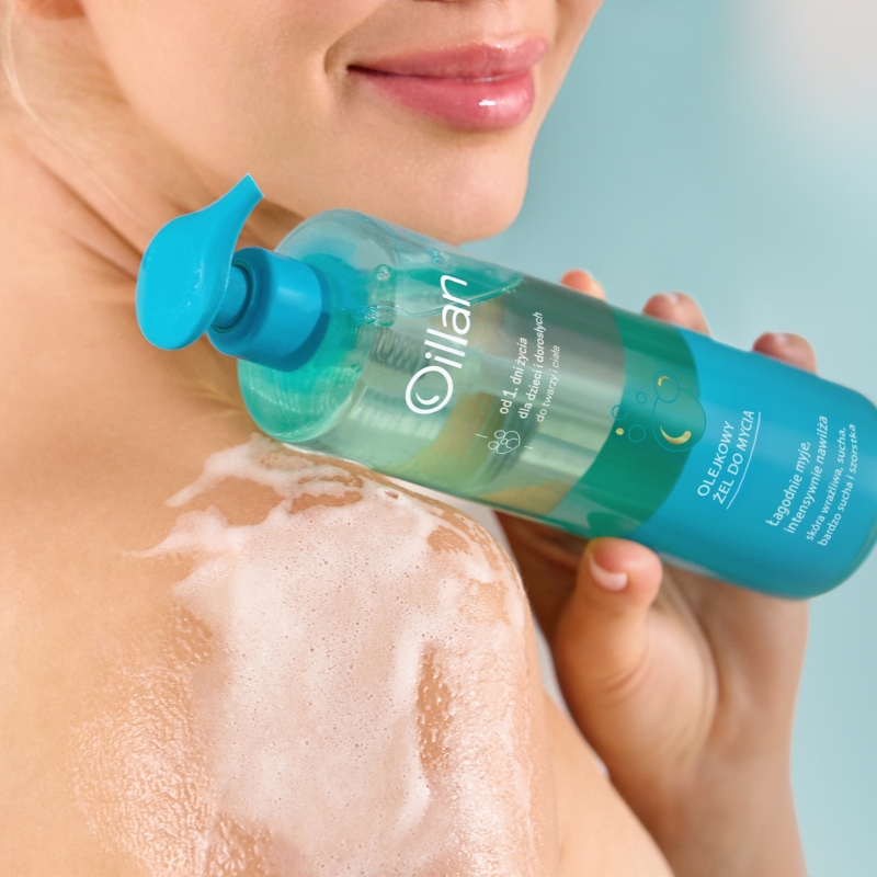 Oillan, żel myjący olejkowy, 400 ml