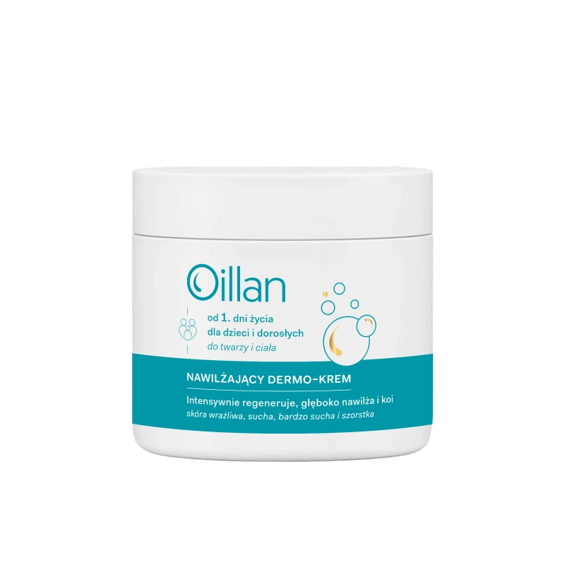 Oillan, dermo-krem nawilżający, 500 ml