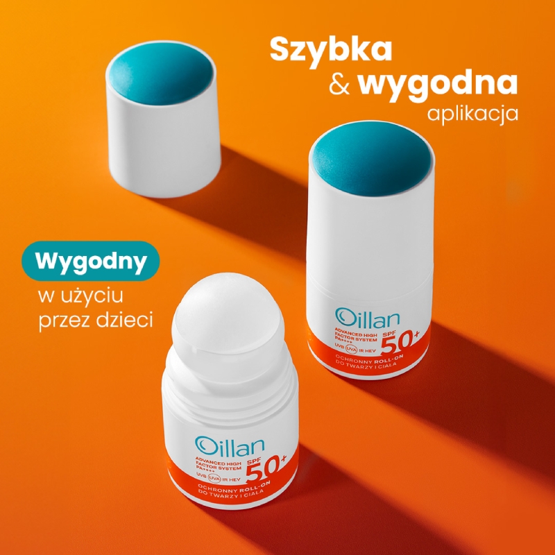 Oillan, roll-on dla dzieci, 50 ml