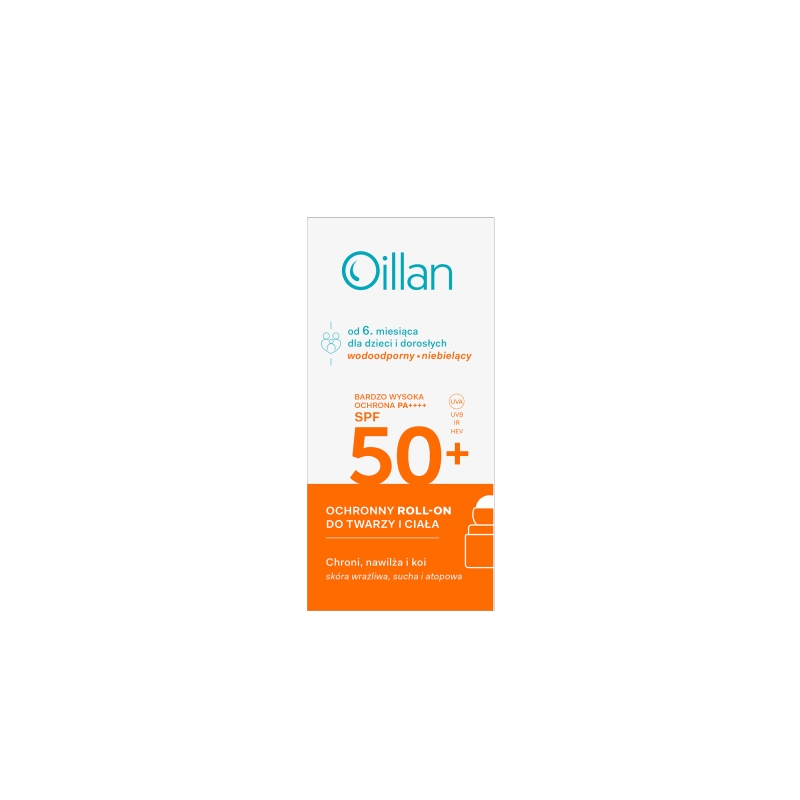 Oillan, roll-on dla dzieci, 50 ml