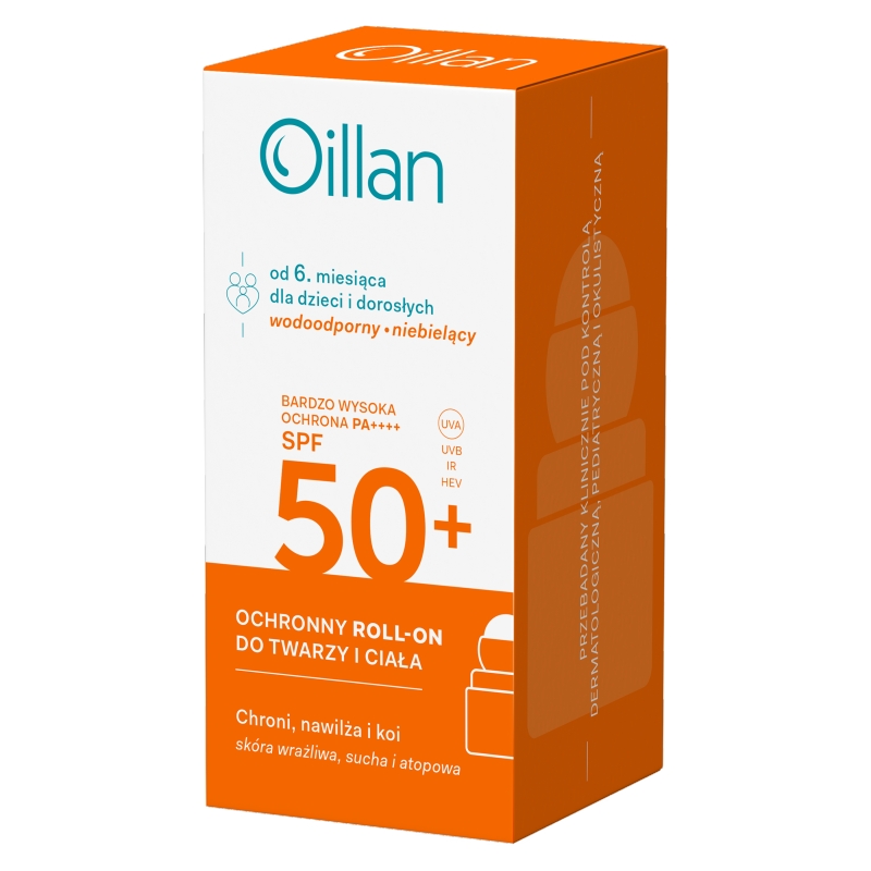 Oillan, roll-on dla dzieci, 50 ml