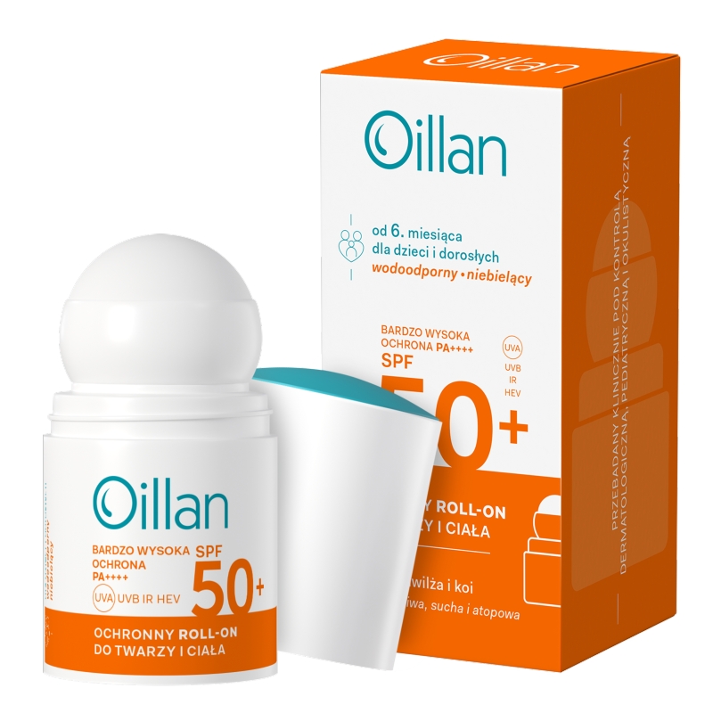 Oillan, roll-on dla dzieci, 50 ml