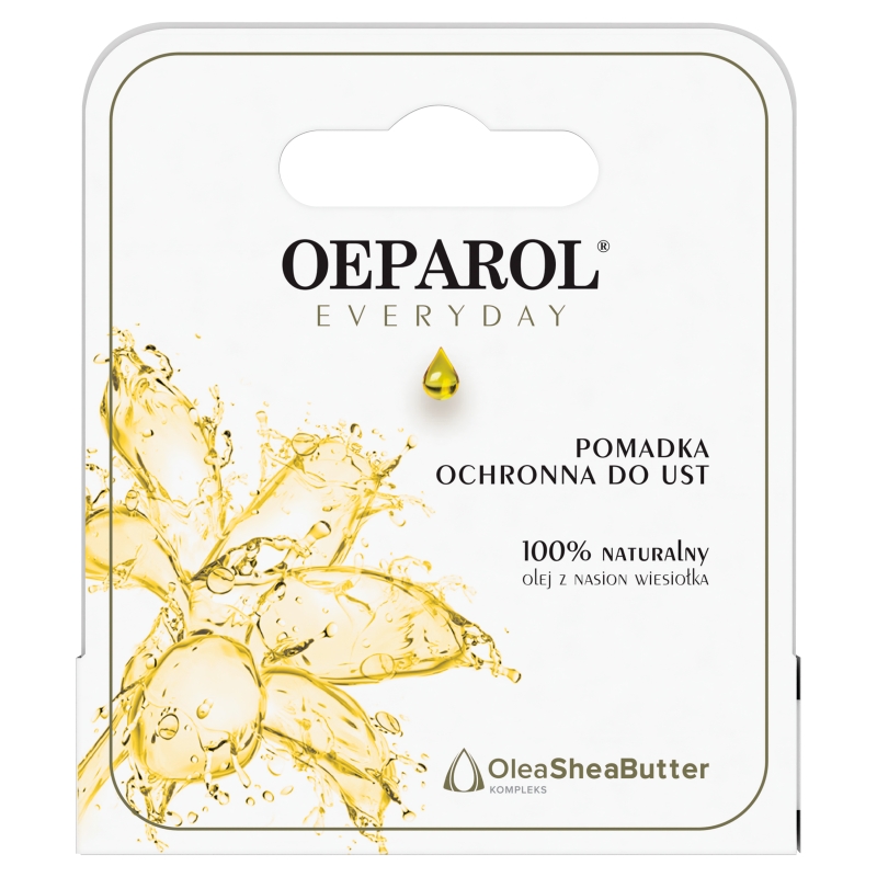 Oeparol Everyday , pomadka ochronna do ust z masłem shea, 4,8 g