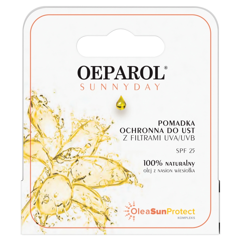 Oeparol Sunnyday , pomadka ochronna do ust z filtrami UVA/UVB SPF 25, 1 szt.