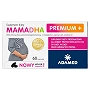 MamaDHA Premium+, kapsułki z kompozycją witamin i minerałów dla kobiet w ciąży, karmiących, 60 szt.