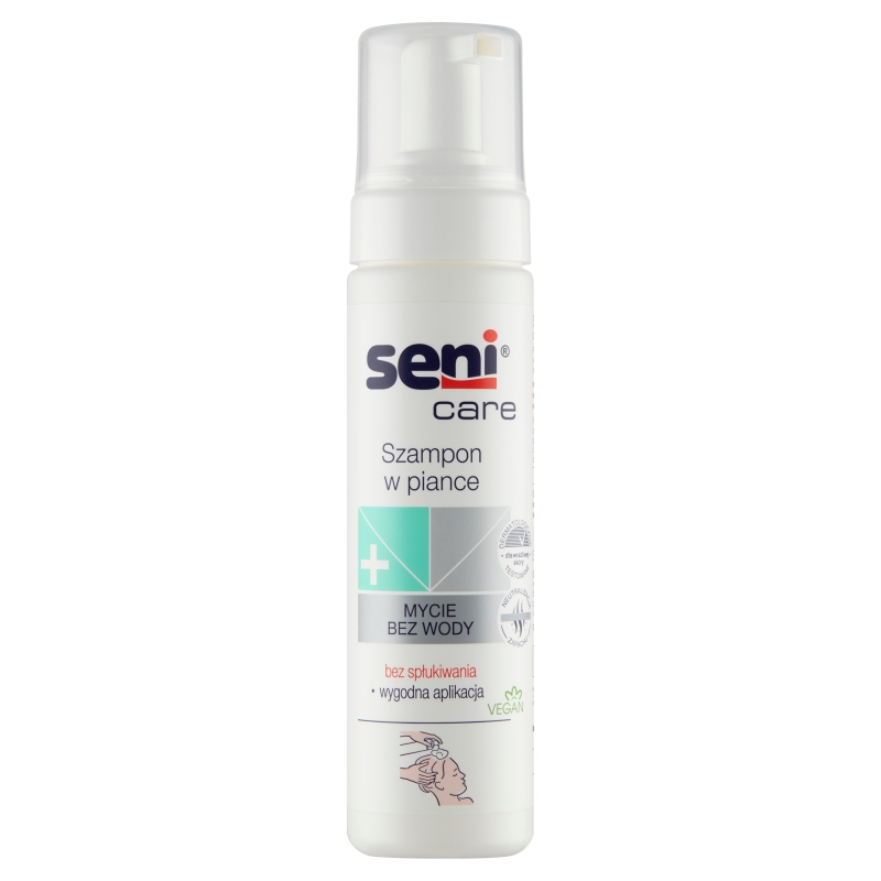 Seni Care, szampon w piance do mycia włosów, 200 ml