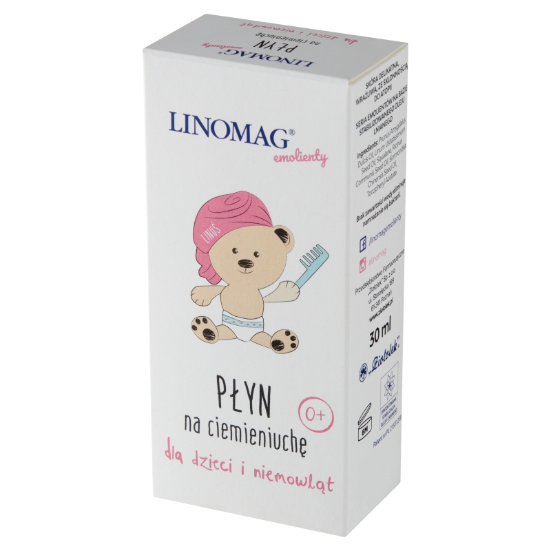 Linomag płyn na ciemieniuchę,  dla niemowląt, 30 ml