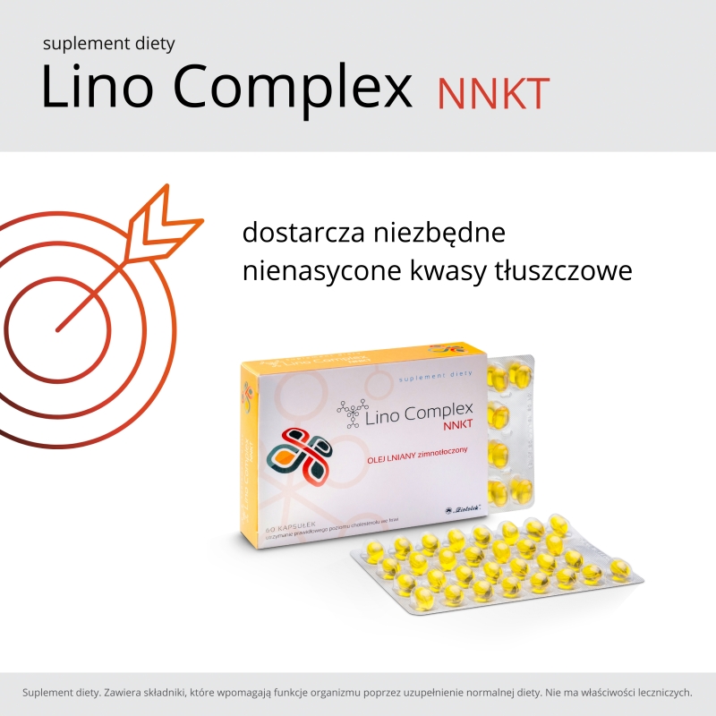 Lino Complex NNKT, kapsułki z olejem lnianym, 60 szt.