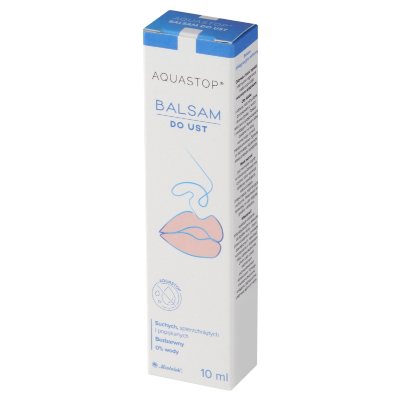 AQUASTOP, balsam do ust suchych i popękanych, 10 ml