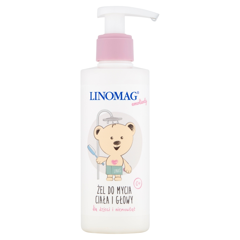 Linomag , żel do mycia ciała i głowy dzieci i niemowląt, 200 ml