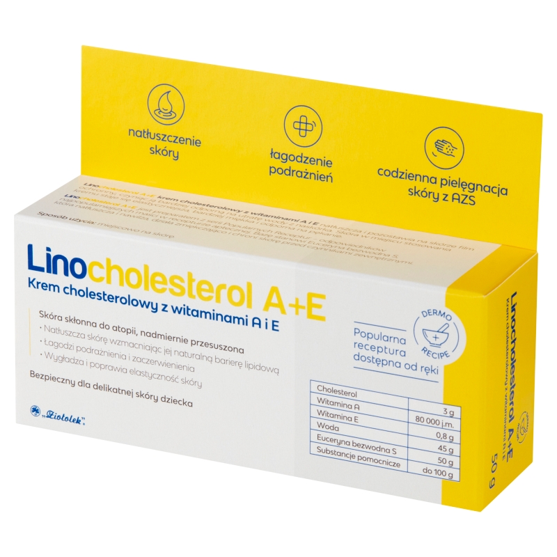 LINOCHOLESTEROL A+E , krem cholesterolowy z witaminami A i E, 50 g