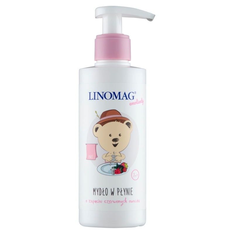 Linomag Mydło w płynie, dla dzieci o zapachu czerwonych owoców, 200 ml