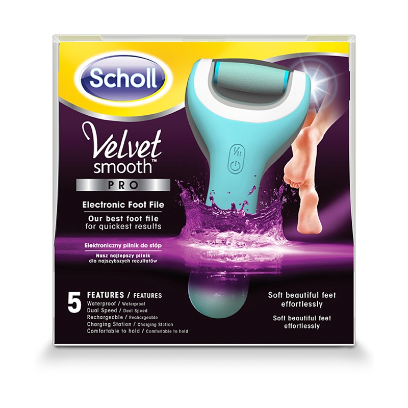 SCHOLL Velvet Smooth™ , elektroniczny pilnik, 1 szt.