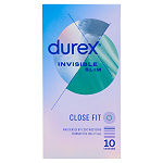 Durex Invisible Close Fit prezerwatywy dopasowane, 10 szt.
