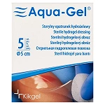 Aqua-Gel sterylny opatrunek hydrożelowy o średnicy 5 cm, 5 szt.