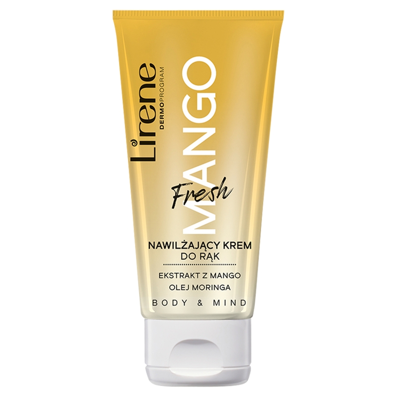  Lirene Body & Mind Krem do rąk nawilżający FRESH MANGO 50ml 